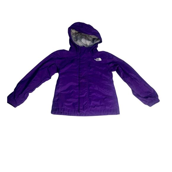 The North Face Rain Jacket Girls XS 6 PURPLE Dryvent Rain Jacket - Picture 2 of 9